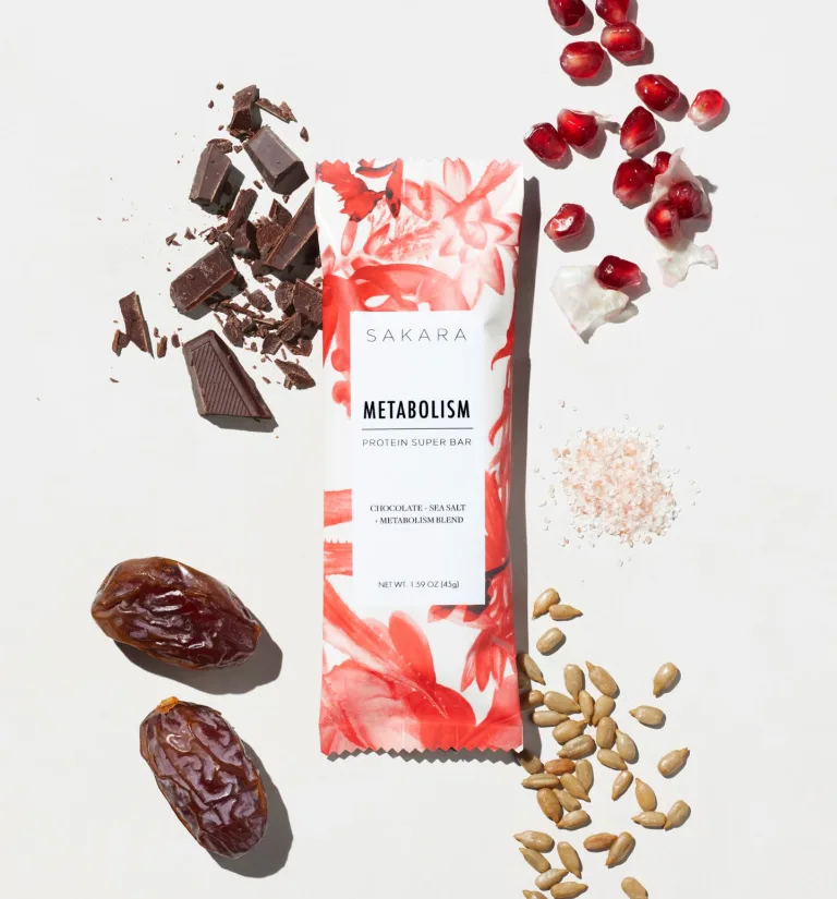 Metabolism Protein Super Bar with ingredients