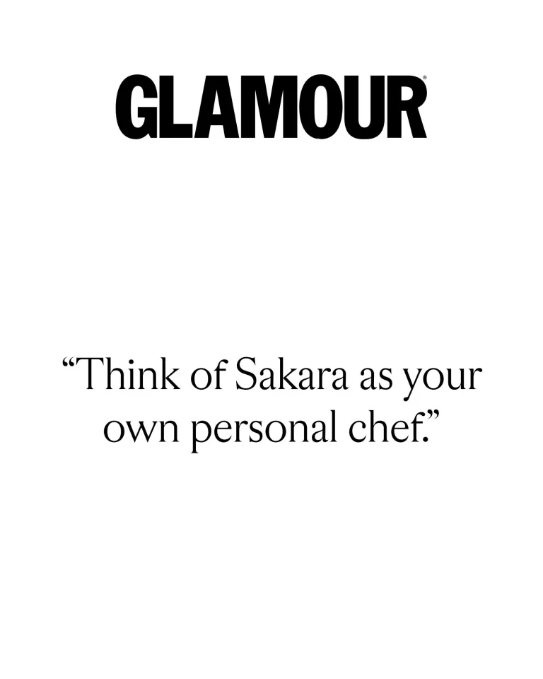 Glamour quote about Sakara