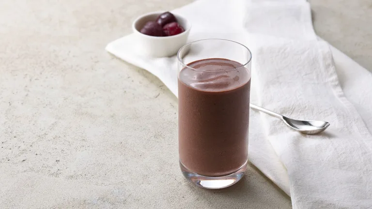 [Chocolate Almond Butter Protein Smoothie] Hero Image