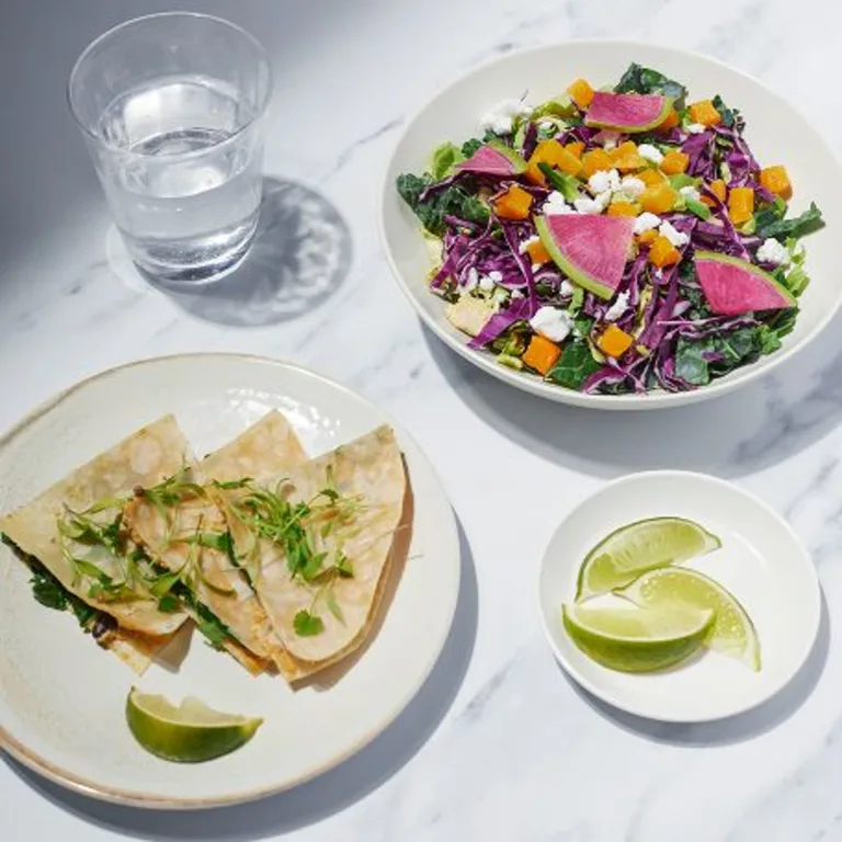 seasonal medley quesadilla