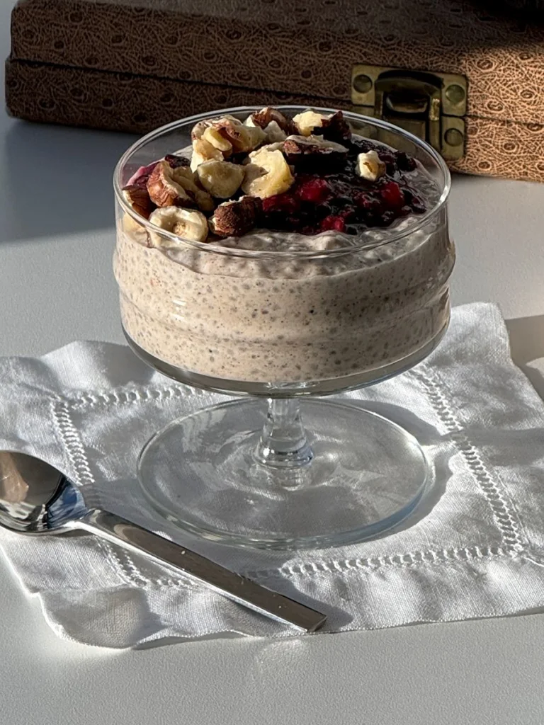 Hazelnut Chia Seed Pudding