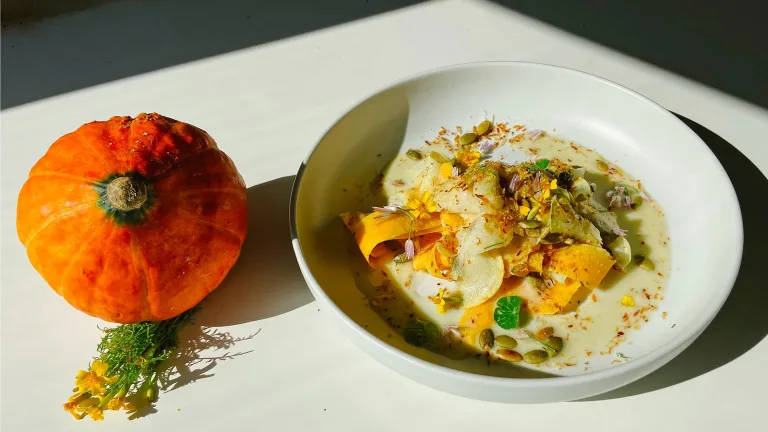 Shaved Butternut Squash Salad