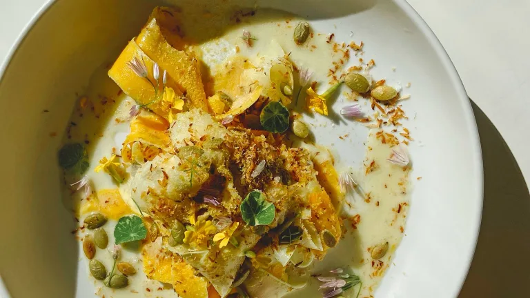 Shaved Butternut Squash Salad