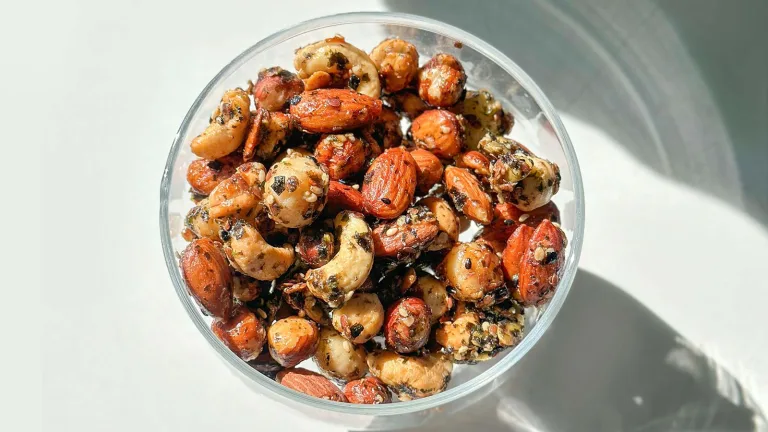 Candied Maple Furikake Mixed Nuts