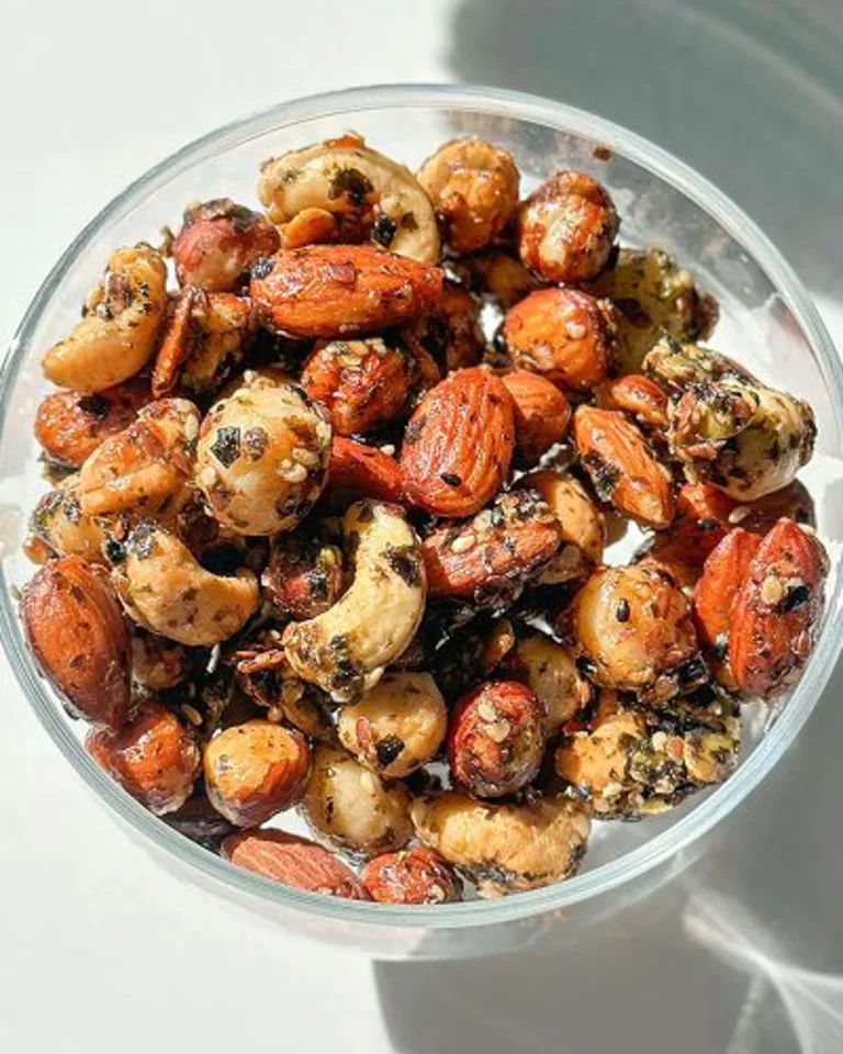 Candied Maple Furikake Mixed Nuts