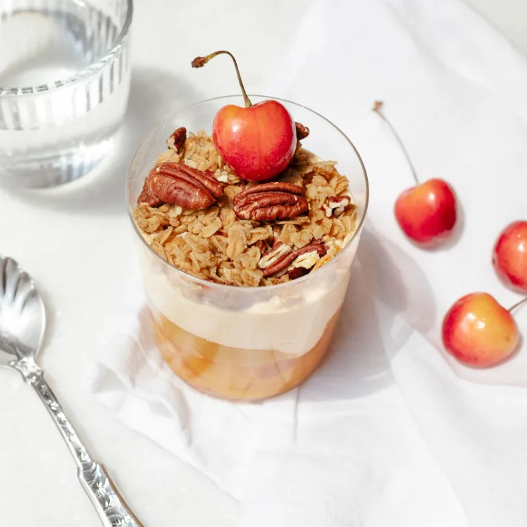 Georgia peach parfait