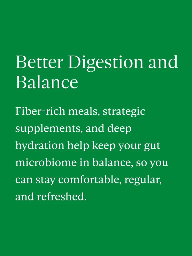 Better Digestion and Balance