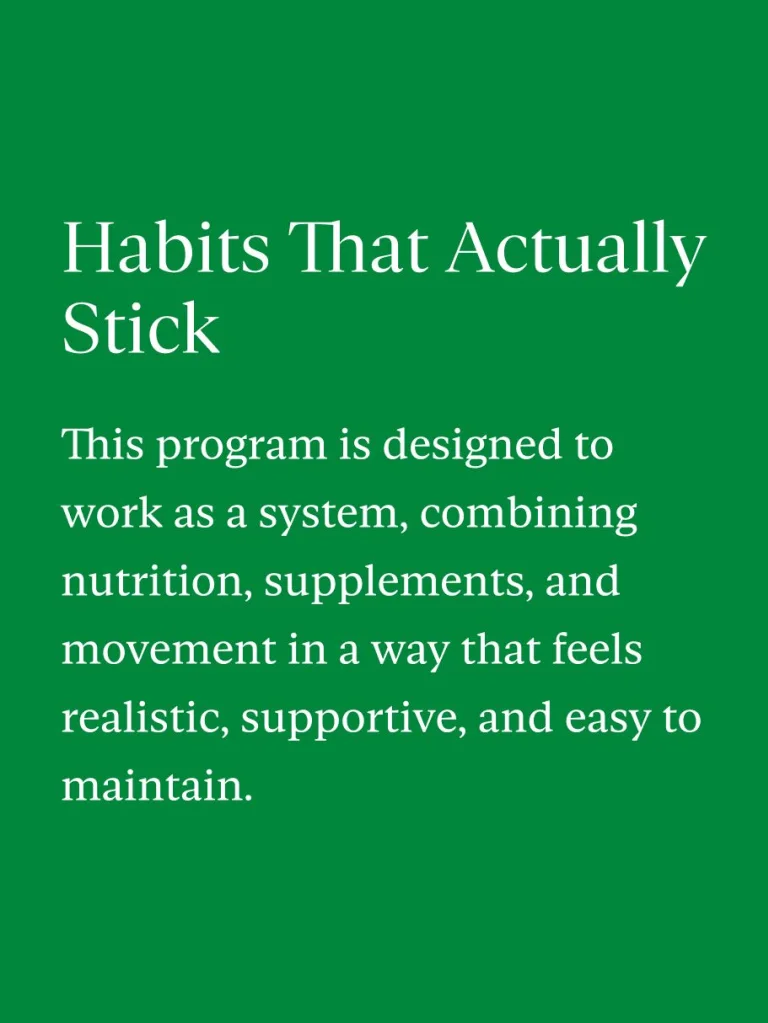 Habits That Actually Stick