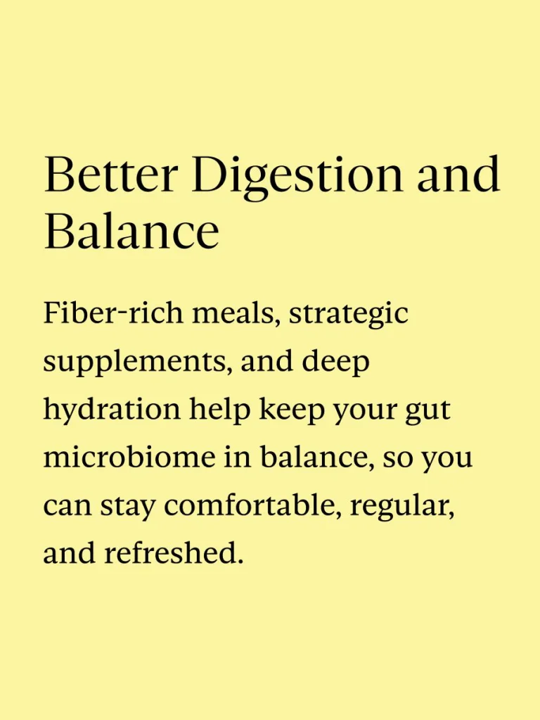 Better Digestion and Balance