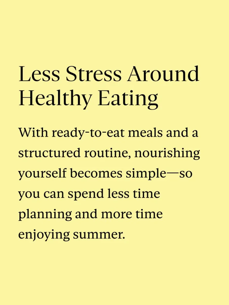 Less Stress Around Healthy Eating